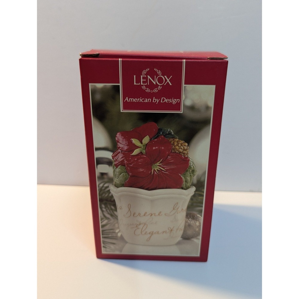 Lenox water, meadow, flower pot, salt and pepper set‎